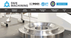 Desktop Screenshot of dnmachining.com