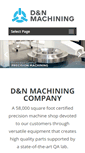 Mobile Screenshot of dnmachining.com